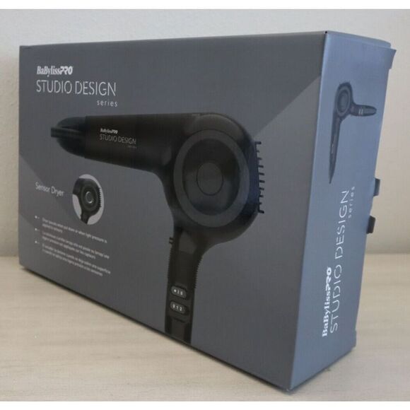 BaByliss PRO Studio Design Series Black The Sensor Hair Dryer 1875W - Picture 3 of 6